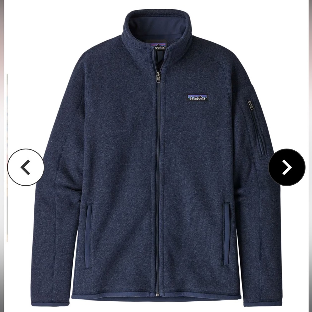 EUC Patagonia women’s Better Sweater Jacket in Navy M